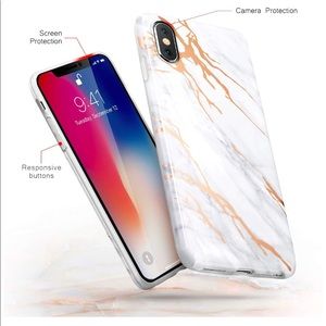 Marble printed case for iPhone X